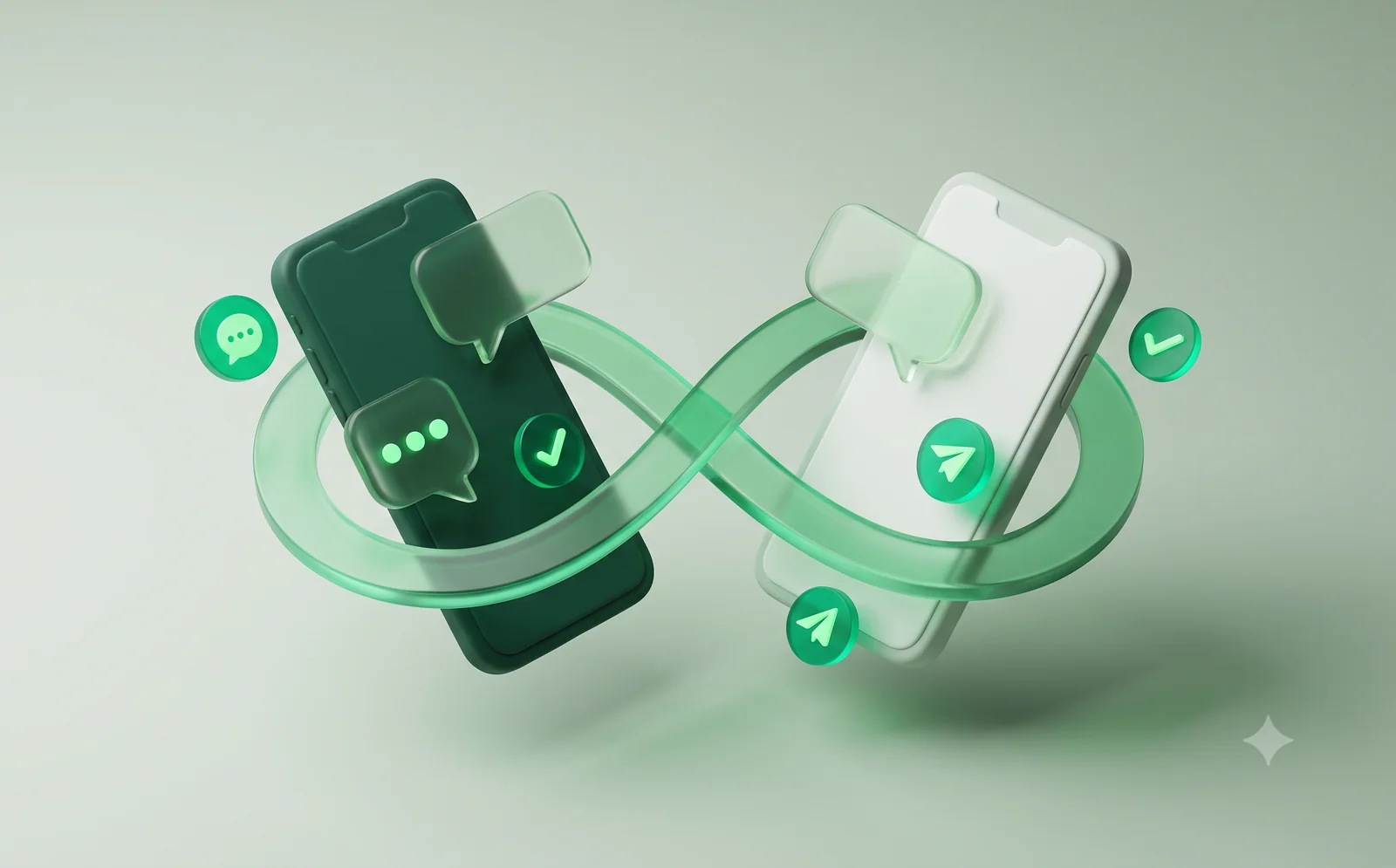 Connected conversations illustration