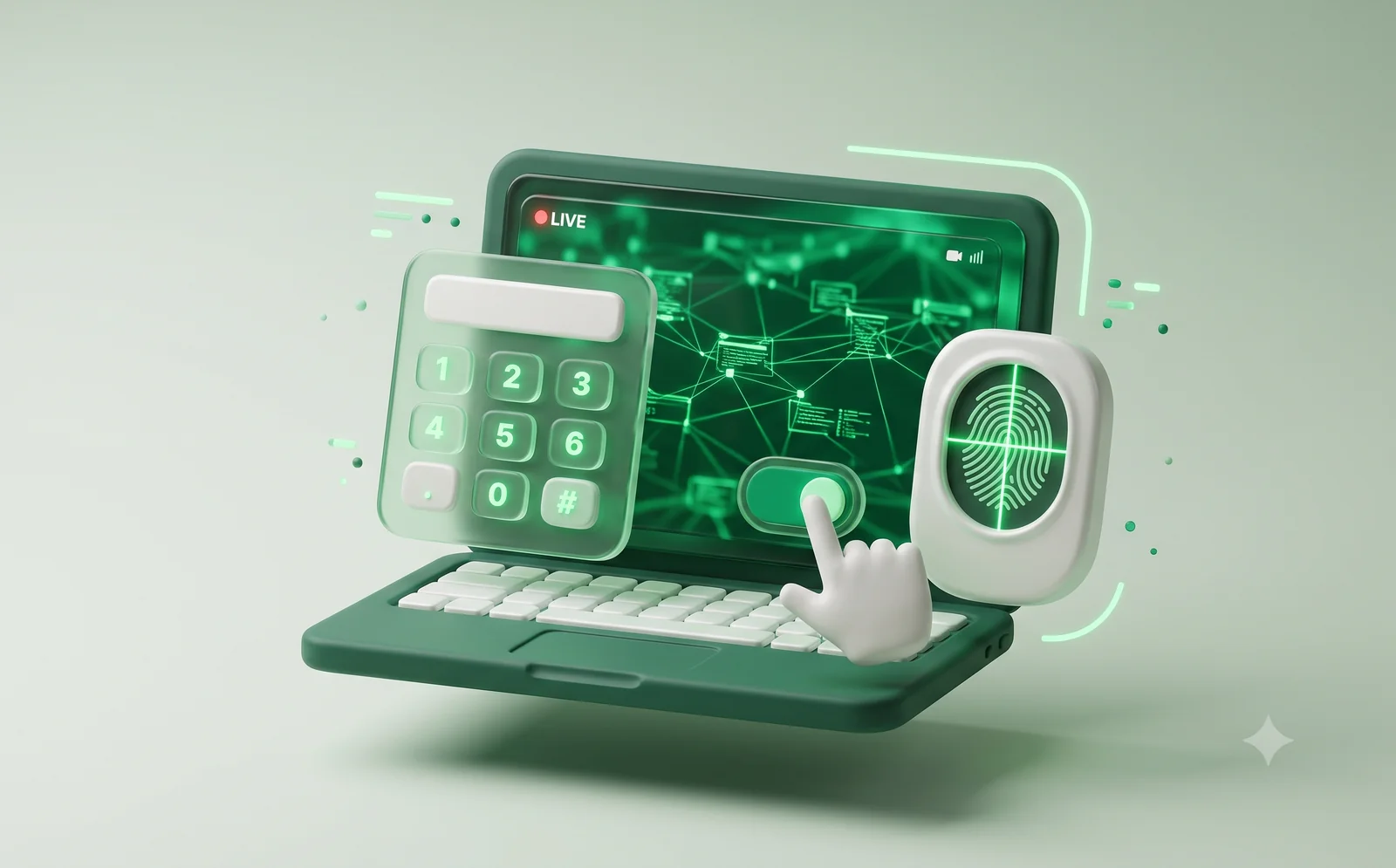 Secure browser takeover illustration